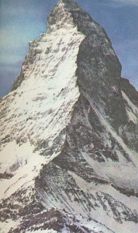 matterhorn ansags lange omojligt att bestiga trots att det ar ca 300 meter lagre an mont blanc.